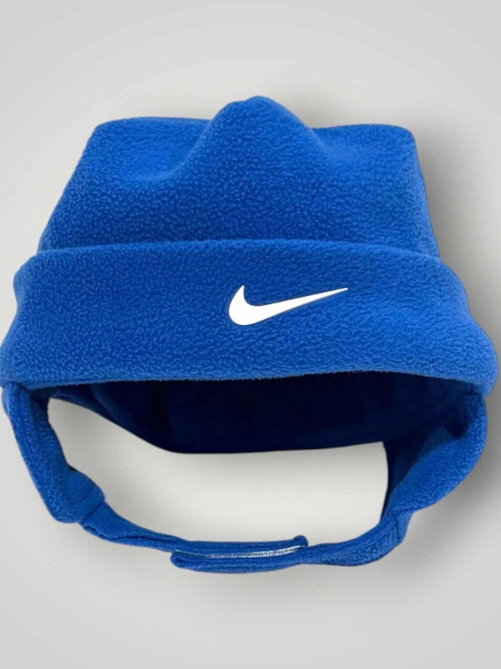 Nike Infant Blue Fleece Earflap Beanie Hat